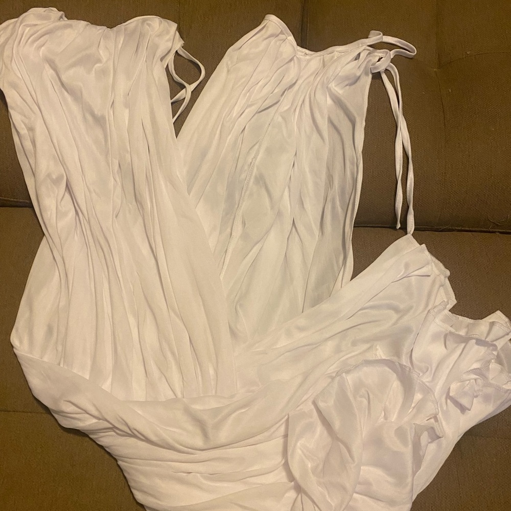 All white capes